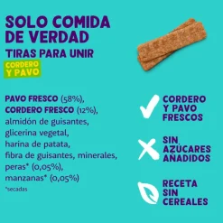 Edgard & Cooper Tiras de Cordero y Pavo snack para perros Clearance