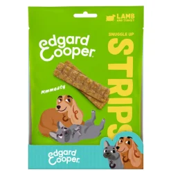Edgard & Cooper Tiras de Cordero y Pavo snack para perros Clearance