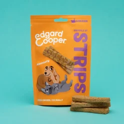 Edgard & Cooper Tiras de Pollo snack para perros Discount