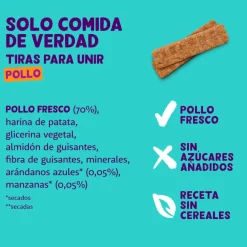 Edgard & Cooper Tiras de Pollo snack para perros Discount