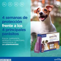 Virbac Effitix Antiparasitario en Pipetas para perros