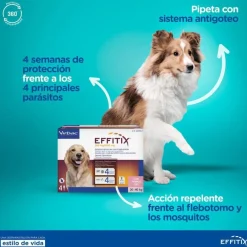 Virbac Effitix Antiparasitario en Pipetas para perros
