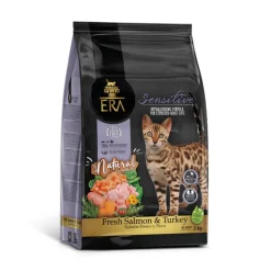 ERA Sensitive Salmón y Pavo pienso para gatos Sale