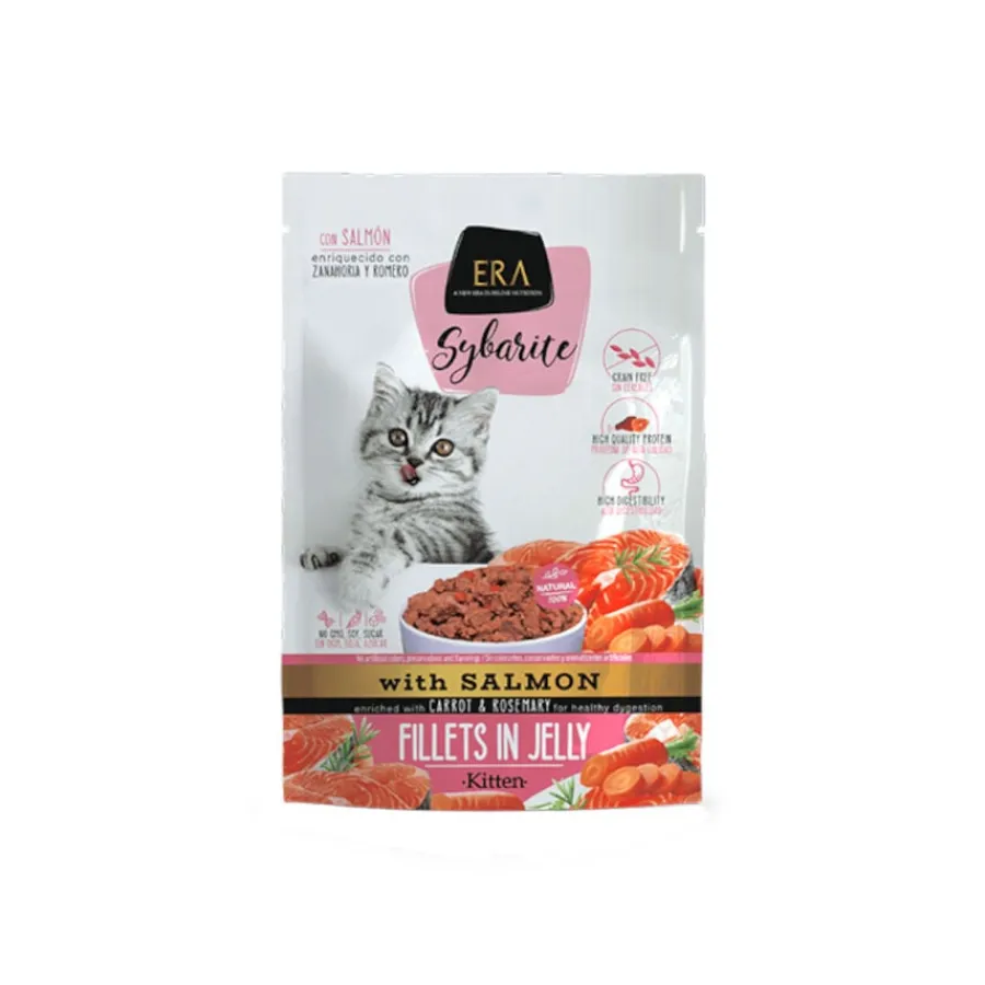 ERA Sybarite Comida húmeda de Salmón con Zanahoria y Romero para gatos pequeños Best