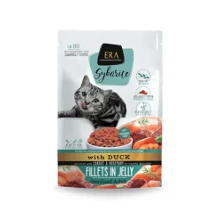 ERA Sybarite Sterilised Adult Pato Filetes en Gelatina Sobre para gatos Discount