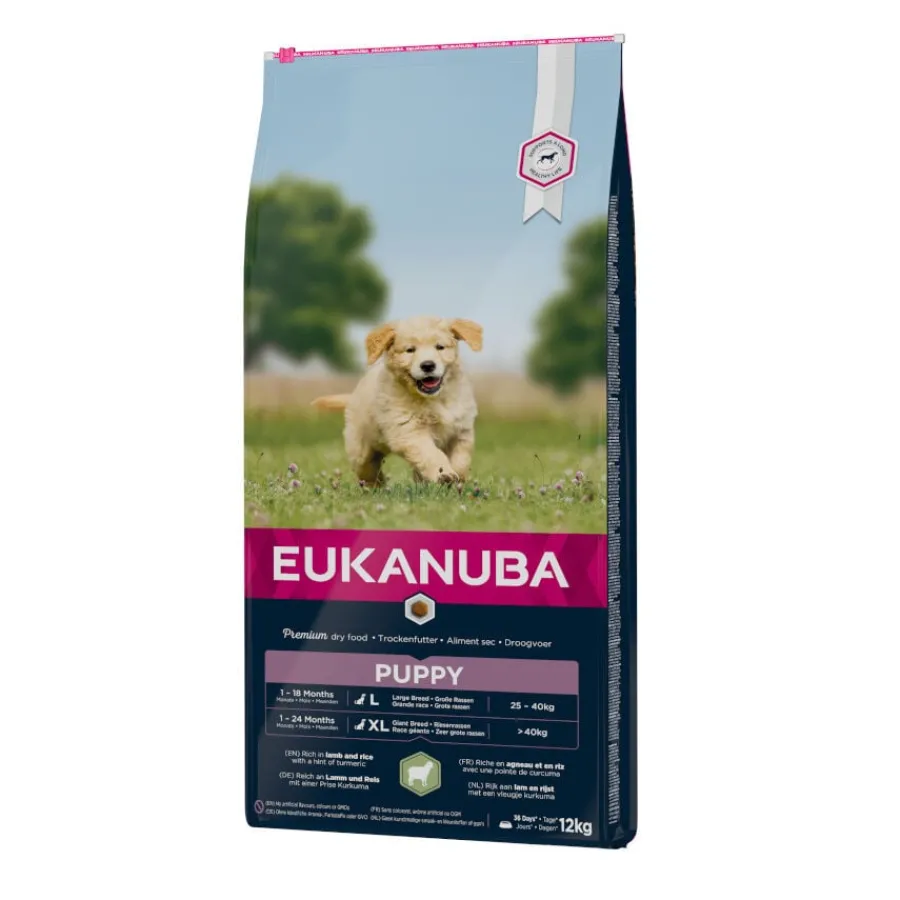 Eukanuba Puppy Large Cordero y Arroz pienso para cachorros