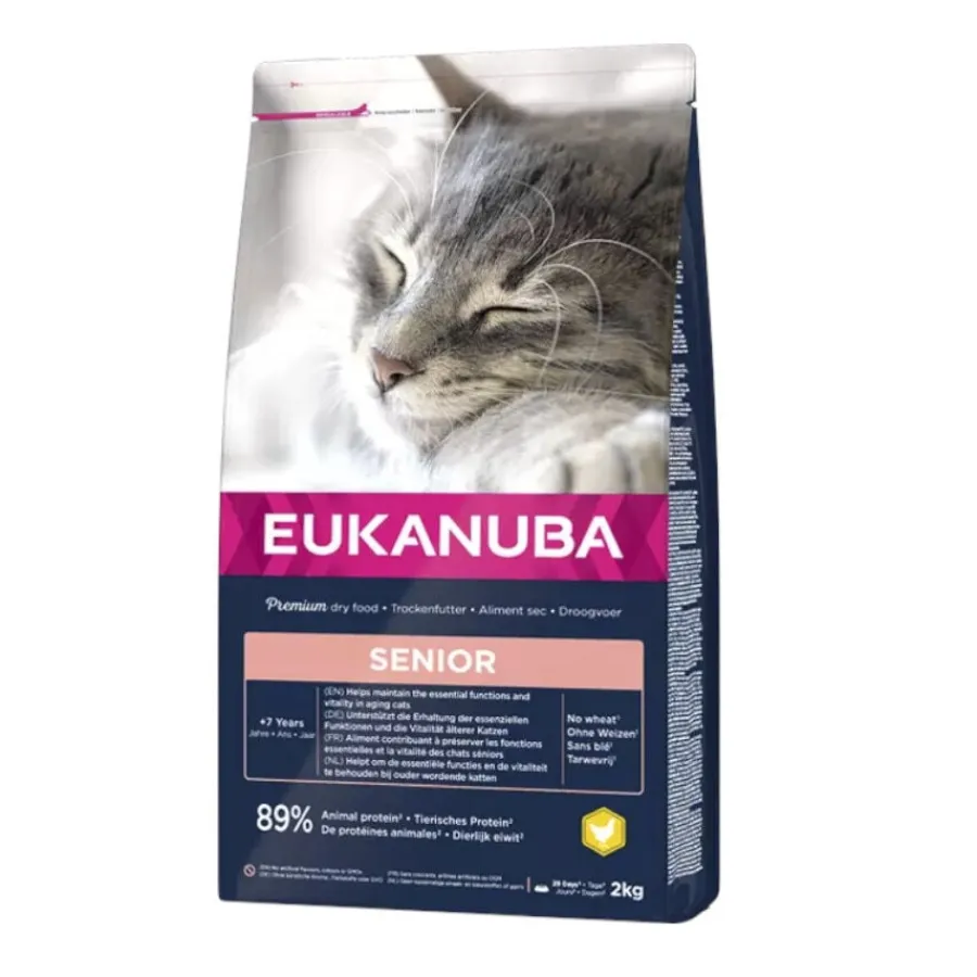 Eukanuba Senior Pollo pienso para gatos Sale