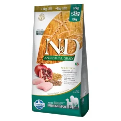Farmina N&D Ancestral Grain Pollo y Granada pienso para perros Hot