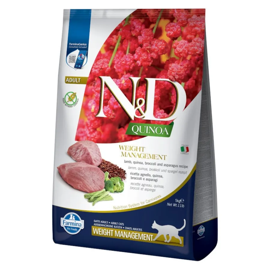 Farmina N&D Control de Peso Quinoa y Cordero pienso para gatos Discount