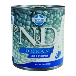 Farmina N&D Ocean Bacalao y Calabaza lata para perros New