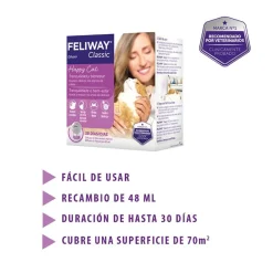 Feliway Classic Difusor y/o Recambio Tranquilizante para gatos Clearance