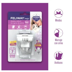 Feliway Help Difusor y Recambio con feromonas para el estrés ocasional
