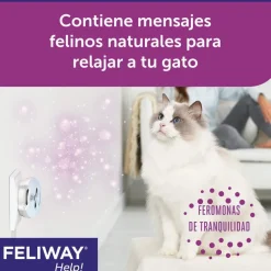 Feliway Help Difusor y Recambio con feromonas para el estrés ocasional