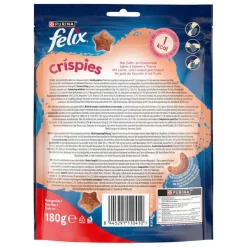Felix Crispies Bocaditos de Salmón y Trucha Maxi para gatos Clearance