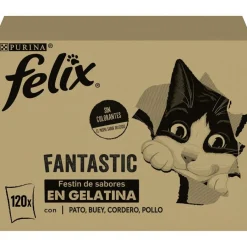 Felix Fantastic Selecciones Favoritas de Carnes en Gelatina sobre para gatos – Multipack Sale