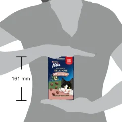Felix Naturally Delicious Bocaditos de Salmón para gatos Clearance