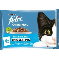 Felix Seleccion Pescados Sobres en gelatina para gatos - Multipack Clearance