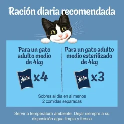 Felix Seleccion Pescados Sobres en gelatina para gatos - Multipack Clearance