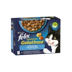 Felix Sensations Festín del Mar sobres en gelatina para gatos Best
