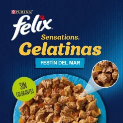 Felix Sensations Festín del Mar sobres en gelatina para gatos Best