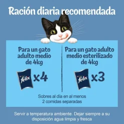 Felix Sensations Festín de Sabores sobres en gelatina para gatos