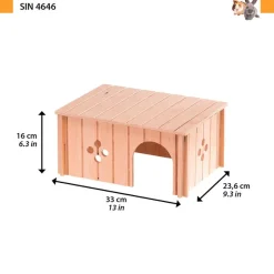 Ferplast SIN 4646 Caseta de Madera para conejos New