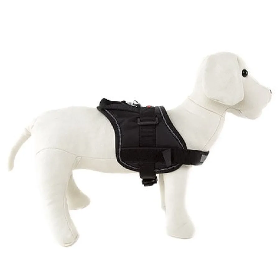 Flamingo Arnés acolchado Negro para perros Clearance