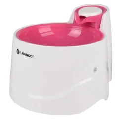 Flamingo Bellagio Bebedero Automático Blanco y Rosa para perros y gatos Clearance