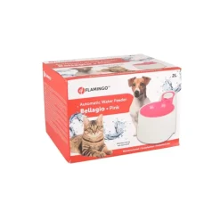Flamingo Bellagio Bebedero Automático Blanco y Rosa para perros y gatos Clearance