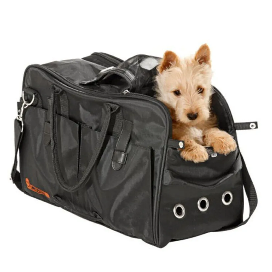 Flamingo Bolso Transportín Negro para mascotas Online