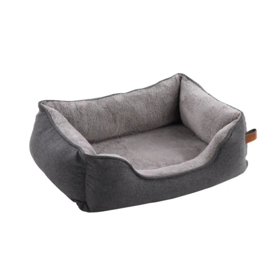 Flamingo Carlota Rectángulo Gris Claro cama cuna para perros Best