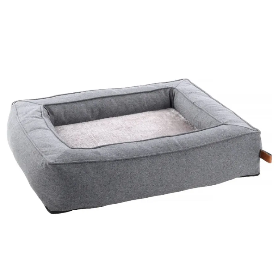 Flamingo Carlota Rectángulo Gris con Cremallera Cama para perros Online