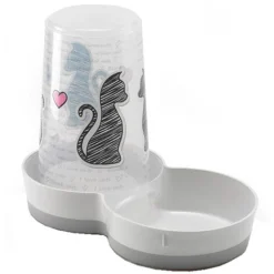 Flamingo Cats in Love Comedero Outlet