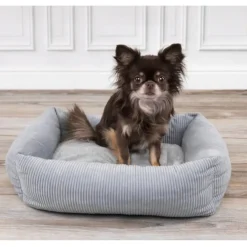 Flamingo Colette Rectángulo Azul cama cuna para perros Clearance