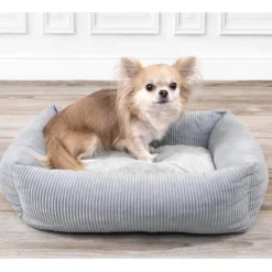 Flamingo Colette Rectángulo Azul cama cuna para perros Clearance