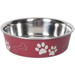 Flamingo Comedero Rojo con huellas para mascotas Sale