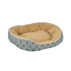 Flamingo Corvara Rectángulo Azul cama cuna para perros