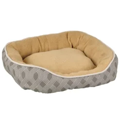 Flamingo Corvara Rectángulo Marrón cama cuna para perros New