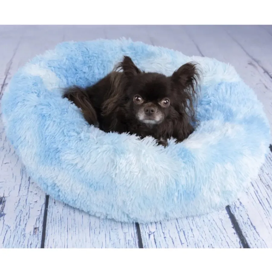 Flamingo Demi Redondo Azul cama para perros y gatos Hot