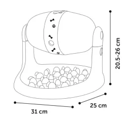Flamingo dispensador de snacks para mascotas New