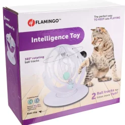 Flamingo Dita juguete interactivo electrónico y giratorio para gatos Online