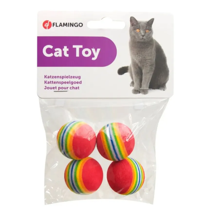 Flamingo Dony Pelota Multicolor para gatos Sale