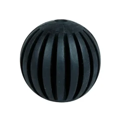 Flamingo Gladiator Pelota mordedora negra para perros New