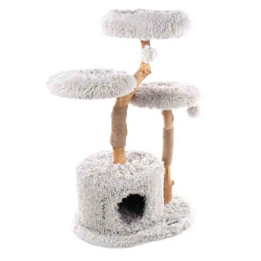 Flamingo Hina Árbol Rascador con 3 pisos para gatos Hot