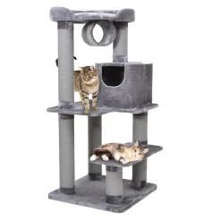 Flamingo Jessi Árbol Rascador Gris para gatos Sale