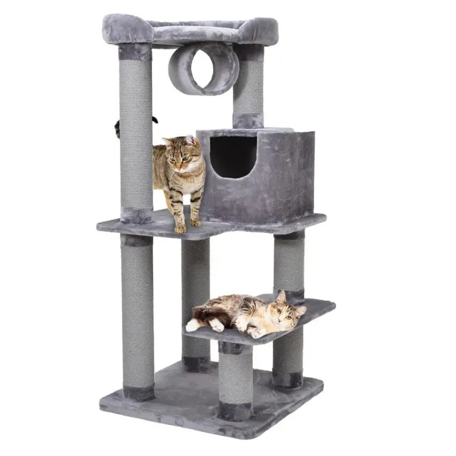 Flamingo Jessi Árbol Rascador Gris para gatos Sale