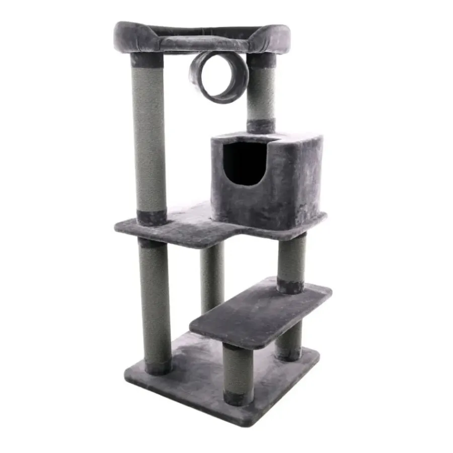Flamingo Jessi Árbol Rascador Gris para gatos Sale