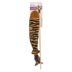 Flamingo Jungle Caña con Pez para gatos Clearance