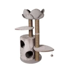 Flamingo Lotus Árbol Rascador Marrón para gatos Sale