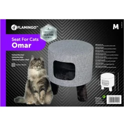 Flamingo Omar Cueva Taburete Marrón para gatos New